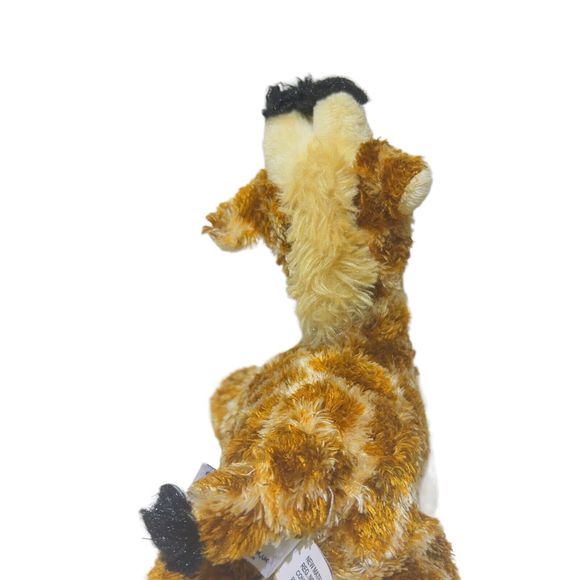 Aurora Gigi Giraffe Plush Beanbag Brown Mini Stuffed Animal 9" Toy - Picture 9 of 13